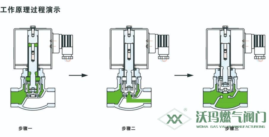 分布直動(dòng)式電磁閥工作原理過(guò)程演示